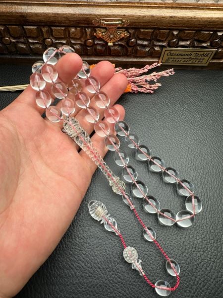 Lokman Karadağ İşçiliği Pleksi Glas Tesbih