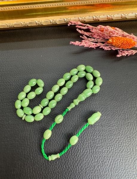 Yeşil Renk Kapsül Model Katalin Tesbih