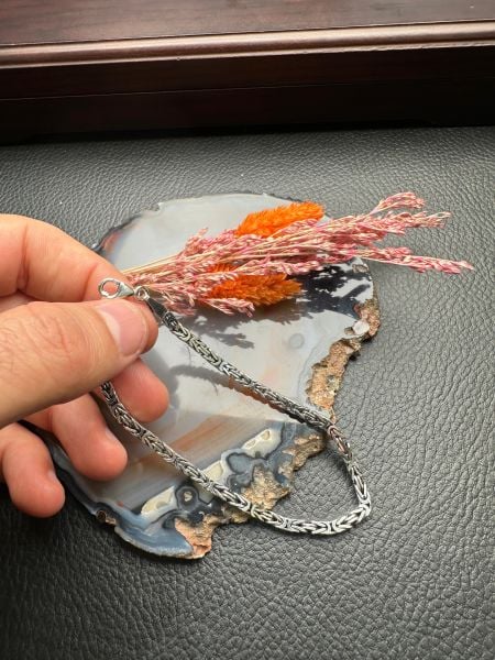 Özel Tasarım Erkek Gümüş Bileklik