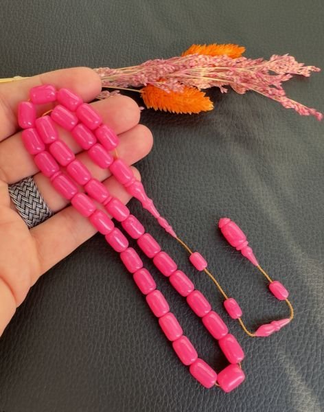 Kapsül Model Pembe Renk Katalin Tesbih