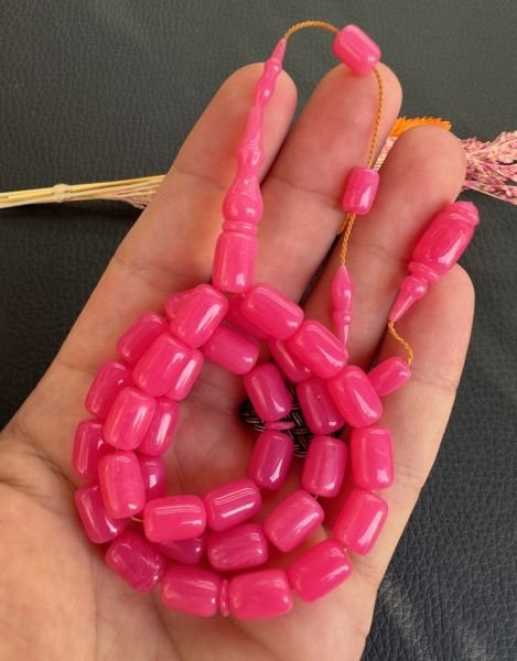 Kapsül Model Pembe Renk Katalin Tesbih