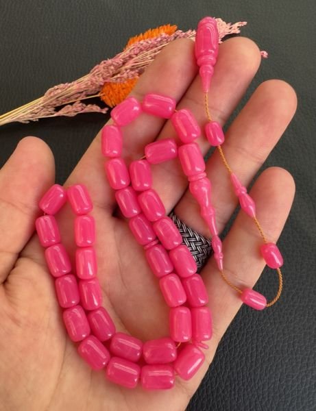 Kapsül Model Pembe Renk Katalin Tesbih