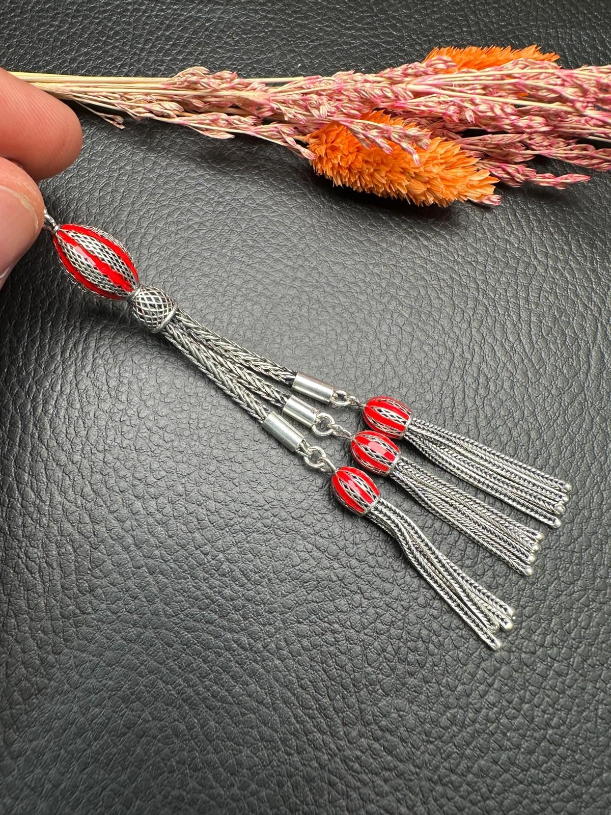 Özel Tasarım Gümüş Püskül