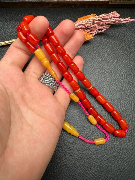 Kapsül Model Sıkma Kehribar Tesbih