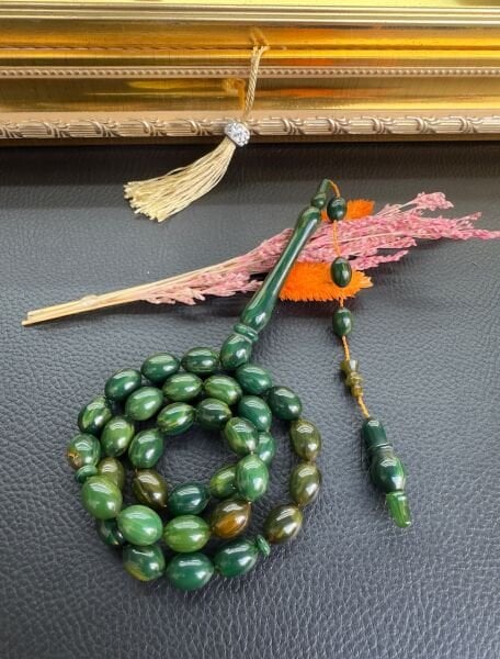 Beyzi Model Yeşil Renk Katalin Tesbih