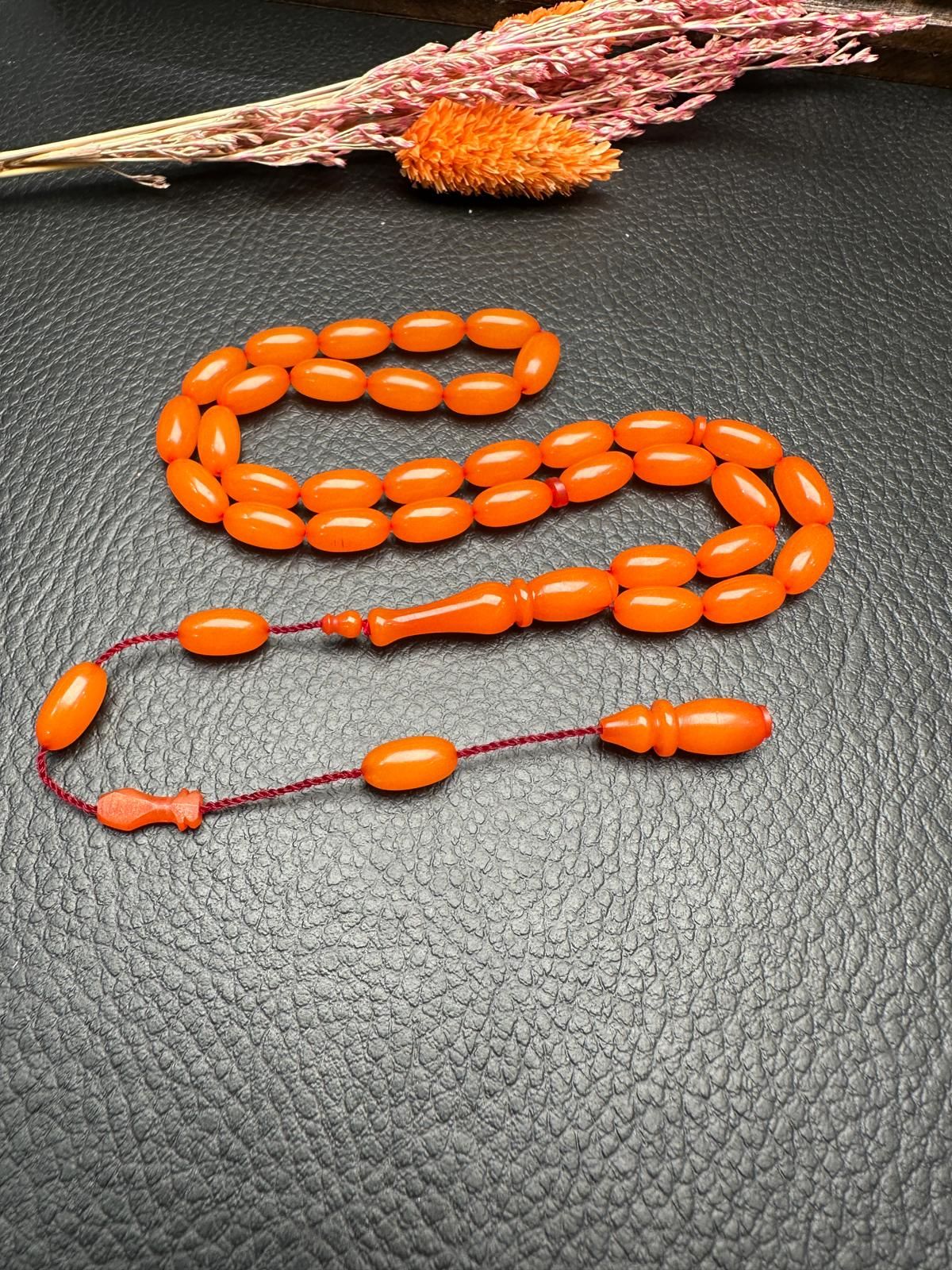 Kapsül Model Yeni Zar Kehribar Tesbih