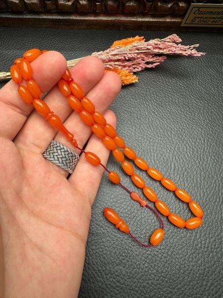 Kapsül Model Yeni Zar Kehribar Tesbih