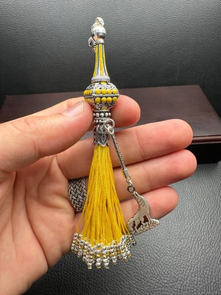 ﻿Özel Tasarım Sarı Renk Osmanlı Saray Püskül