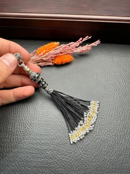 ﻿Özel Tasarım Siyah Renk Osmanlı Saray Püskül