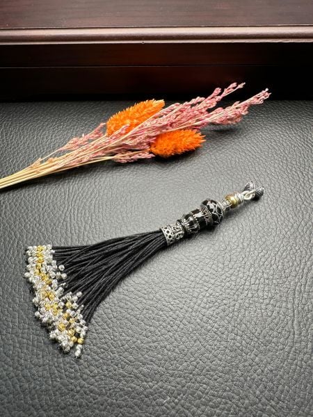 ﻿Özel Tasarım Siyah Renk Osmanlı Saray Püskül