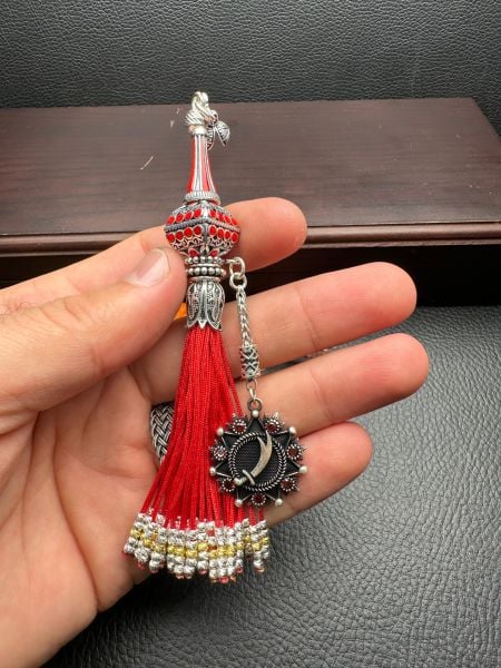 ﻿Özel Tasarım Kırmızı Renk Osmanlı Saray Püskül