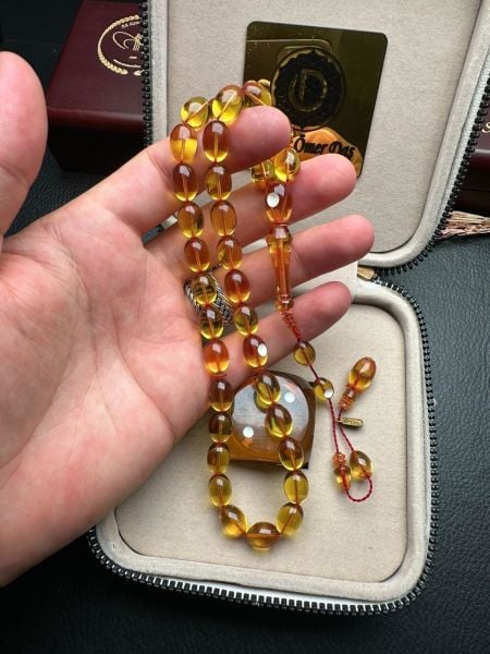 Beyzi Model Yeni Zar Kehribar Tesbih