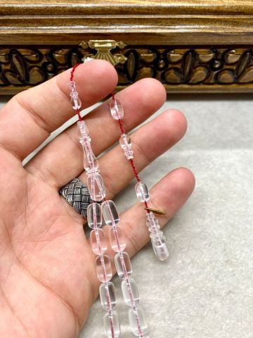 Kapsül Model Şeffaf Renk Plexi Glass Tesbih
