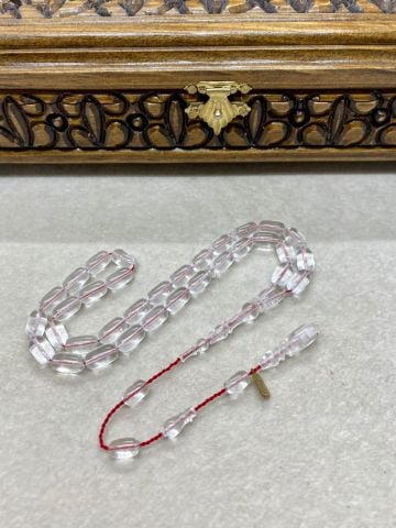 Kapsül Model Şeffaf Renk Plexi Glass Tesbih