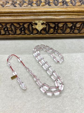 Kapsül Model Şeffaf Renk Plexi Glass Tesbih