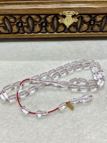 Kapsül Model Şeffaf Renk Plexi Glass Tesbih