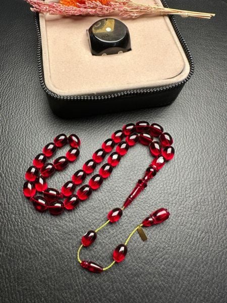 Kapsül Model Yeni Zar Kehribar Tesbih