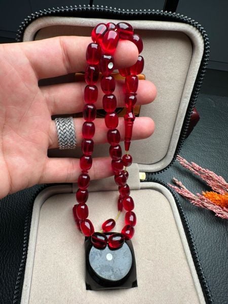 Kapsül Model Yeni Zar Kehribar Tesbih