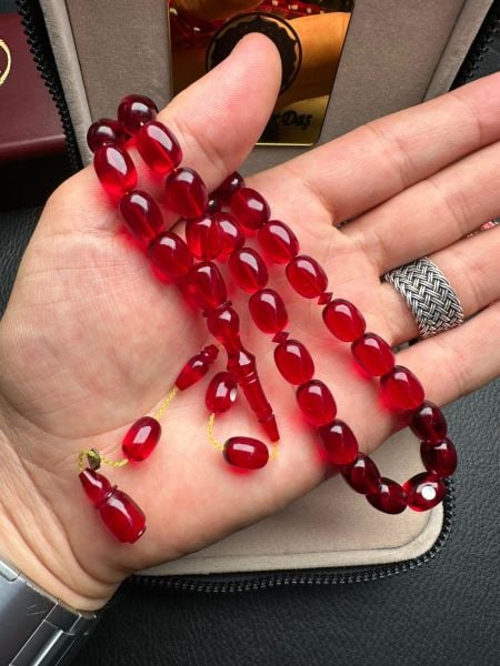 Kapsül Model Yeni Zar Kehribar Tesbih