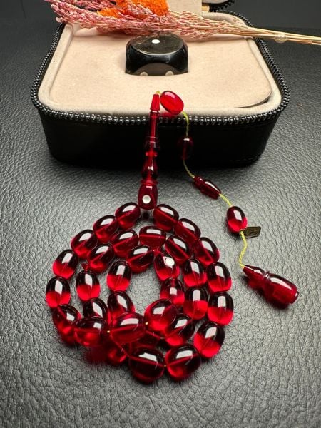 Kapsül Model Yeni Zar Kehribar Tesbih