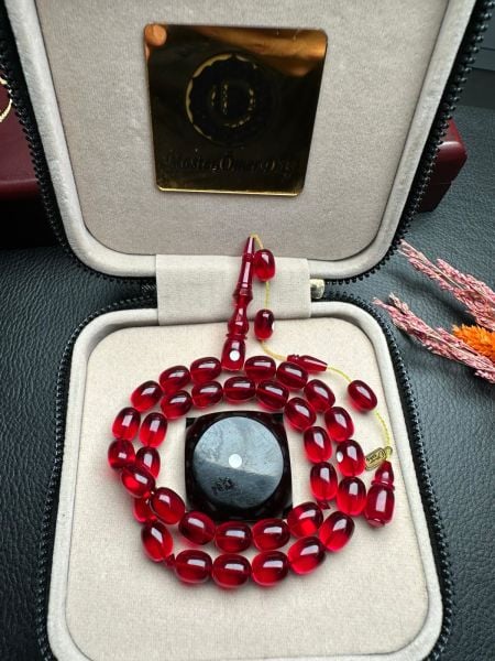 Kapsül Model Yeni Zar Kehribar Tesbih