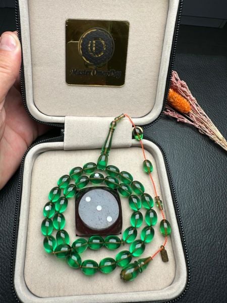 Beyzi Model Yeni Zar Kehribar Tesbih