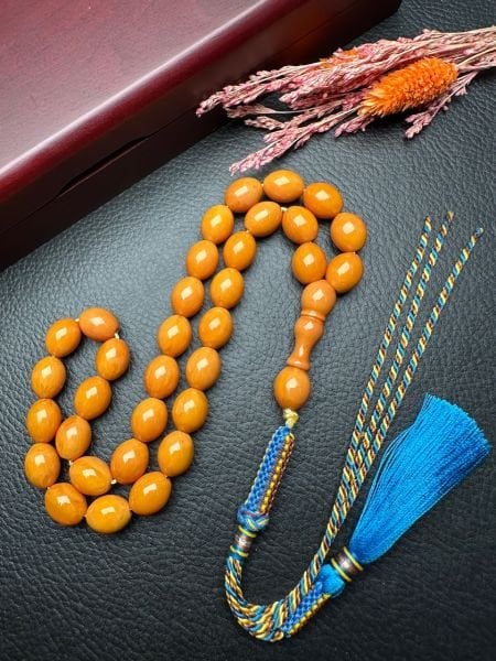 Sıkma Kehribar Tesbih