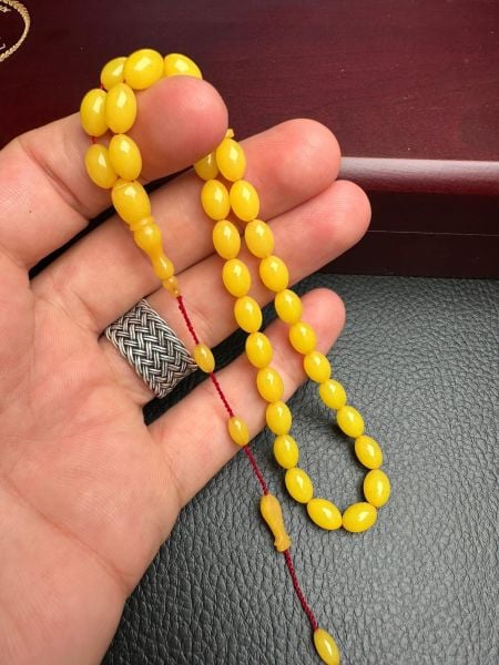 Sıkma Kehribar Tesbih