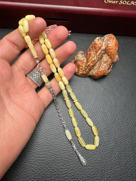 Rus Kaya Damla Kehribar Tesbih