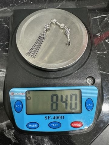 Tekli Sallantılı Model 925 Ayar Gümüş Püskül
