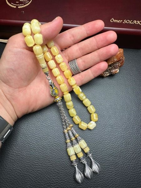 Rus Kaya Damla Kehribar Tesbih