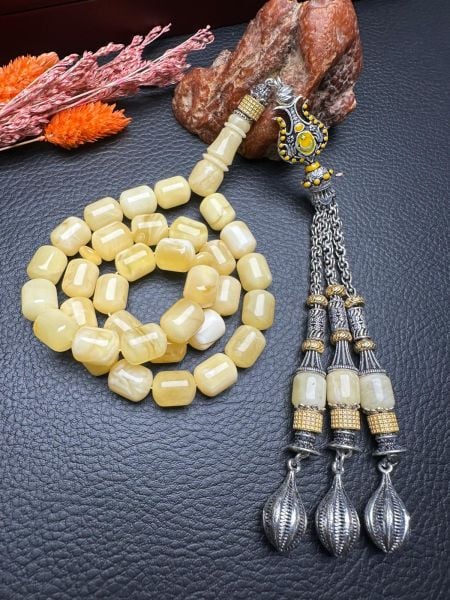 Rus Kaya Damla Kehribar Tesbih