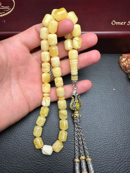 Rus Kaya Damla Kehribar Tesbih