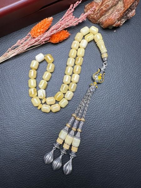 Rus Kaya Damla Kehribar Tesbih