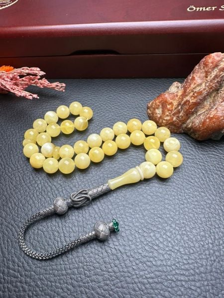 Rus Kaya Damla Kehribar Tesbih