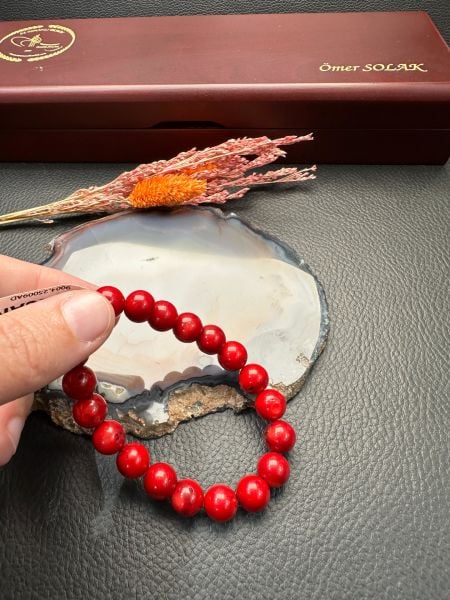 Mercan Doğal Taş Bileklik