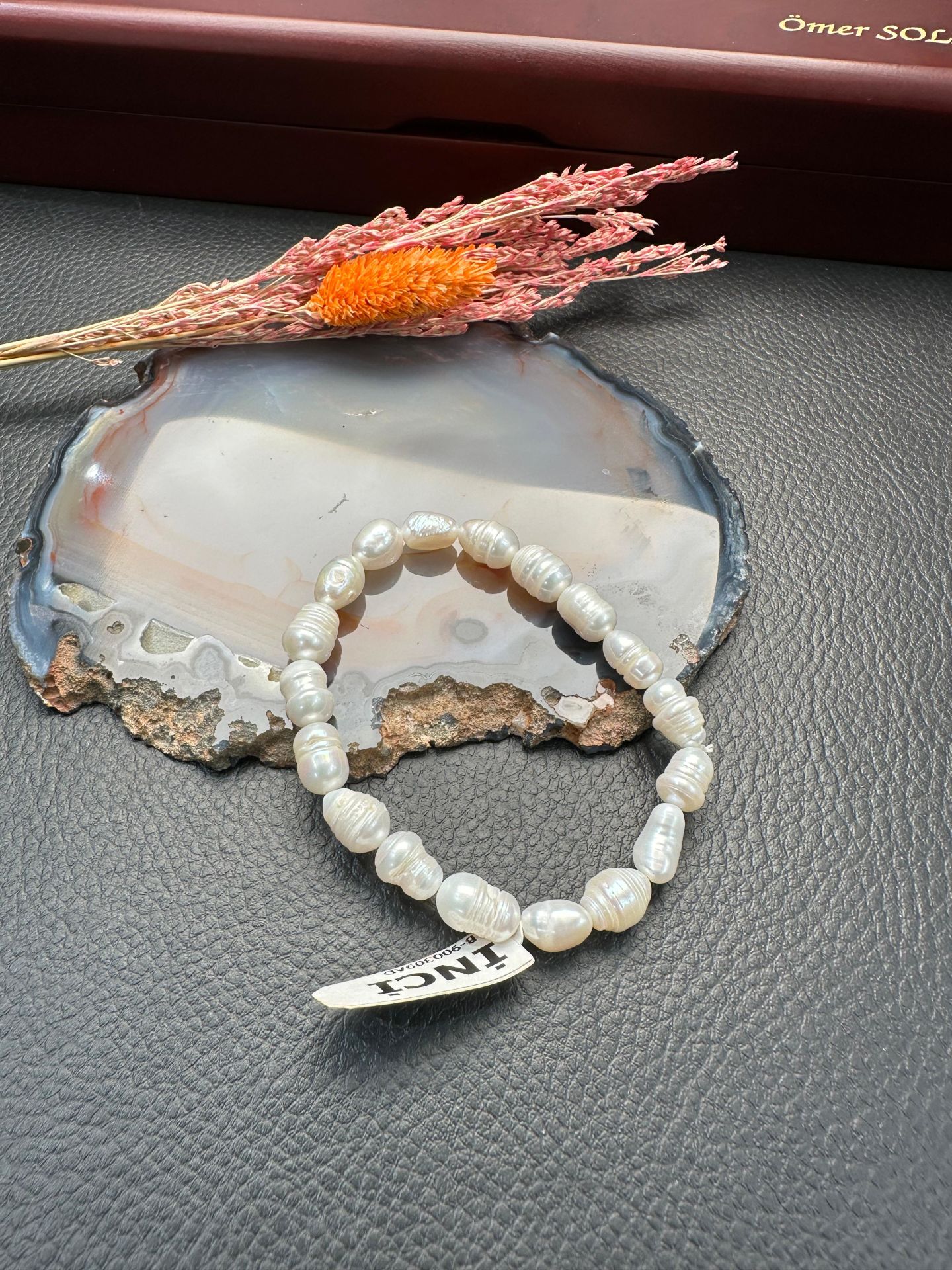 İnci Doğal Taş Bileklik