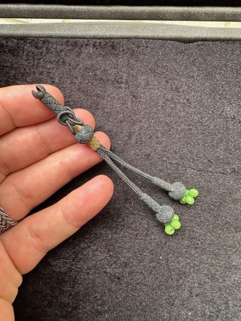 Yeşil Renk Taşlı Trabzon Kazaz Püskül