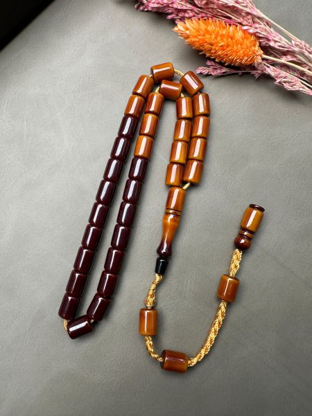 Kapsül Model Sıkma Kehribar Tesbih