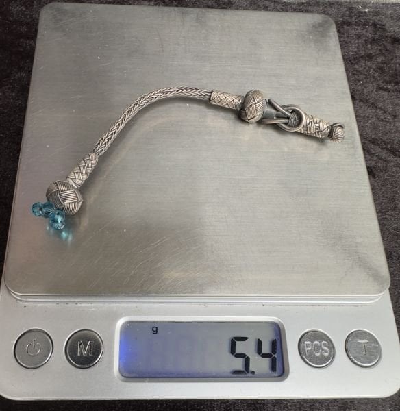 Mavi Renk Taşlı Trabzon Kazaz Püskül