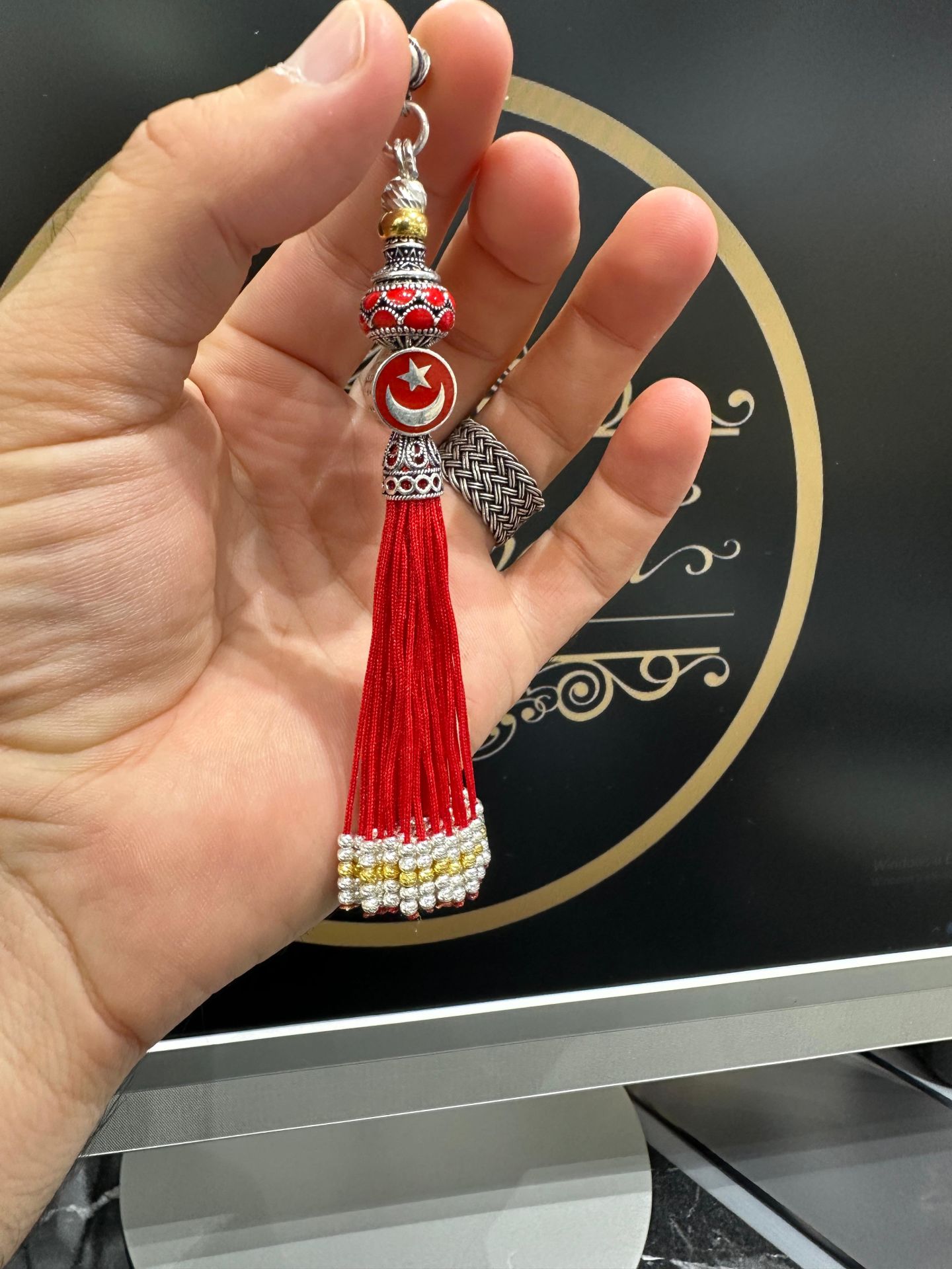 ﻿Özel Tasarım Kırmızı Renk Osmanlı Saray Püskül