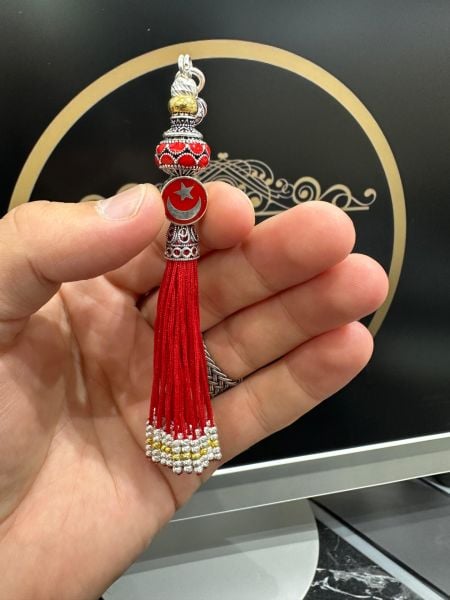 ﻿Özel Tasarım Kırmızı Renk Osmanlı Saray Püskül