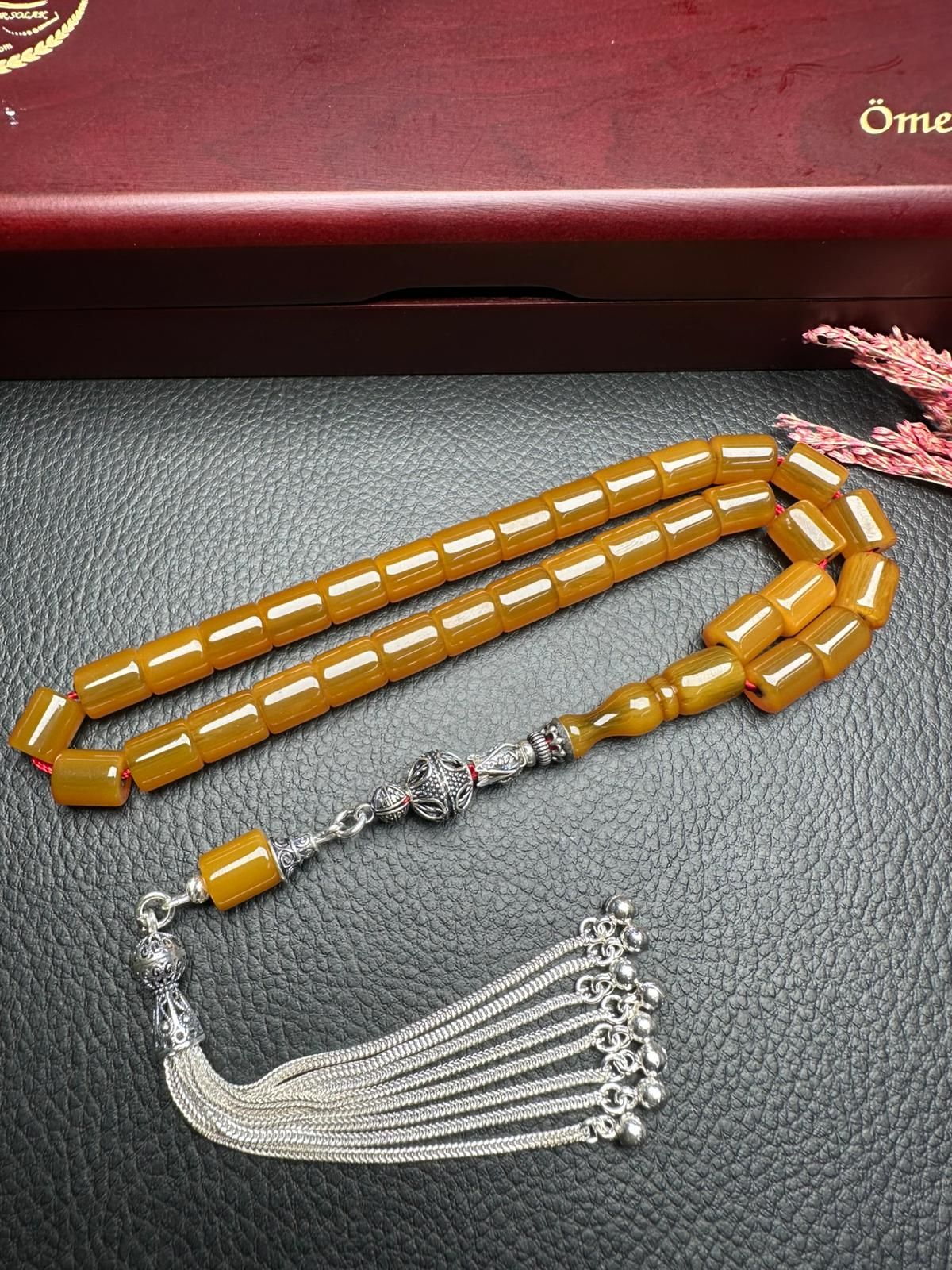 Yakup Kara Çubuk Sıkma Kehribar Tesbih