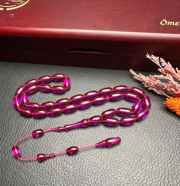 Kapsül Model Ateş  Kehribar Tesbih