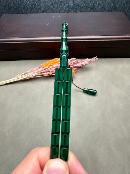 Kesme Model Ateş Kehribar Tesbih