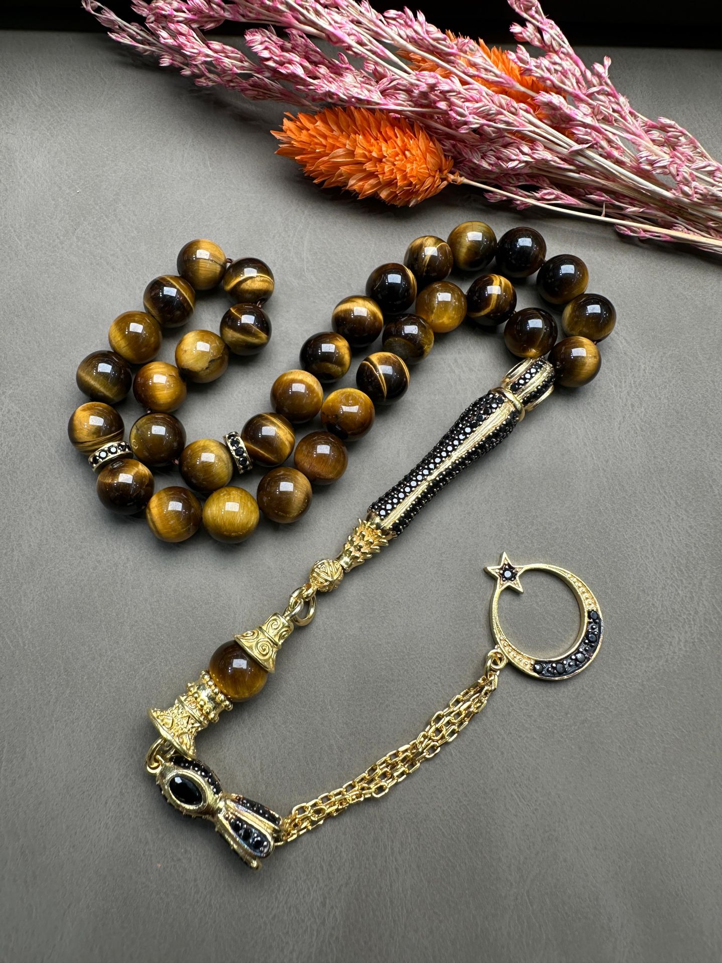 Küre Model Kaplangözü Doğal Taş Tesbih