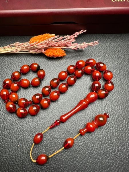 Kapsül Model  Sıkma Kehribar Tesbih