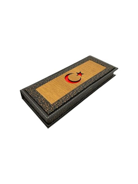 Ahşap Deri Kaplamalı Mıknatıslı Tesbih Kutusu