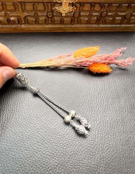 Özel Fizyonlu Tasarım Gümüş Püskül