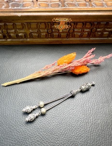 Özel Fizyonlu Tasarım Gümüş Püskül